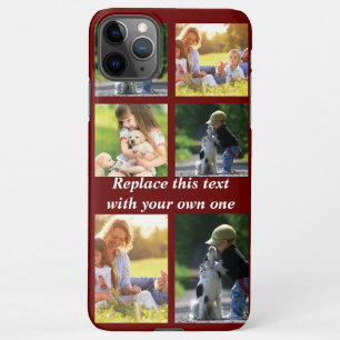 Capa Para iPhone Personalizar colagem de fotos e texto Case-Mate iP