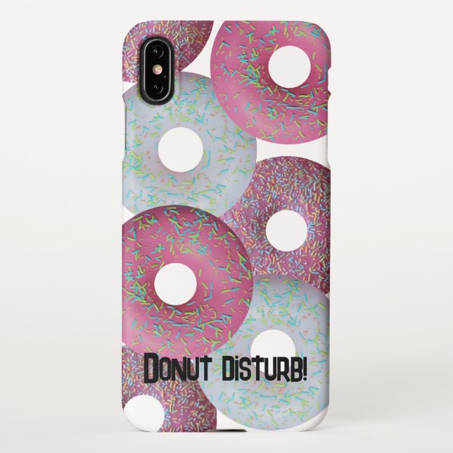 Capa Para iPhone Perturbação da rosquinha! (Verso)