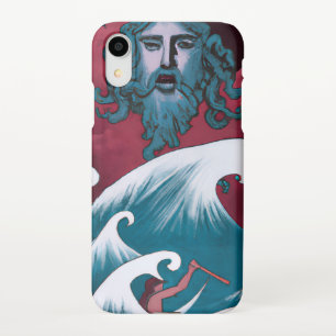 Capa Para iPhone Pintura do óleo de Crimson Neptune