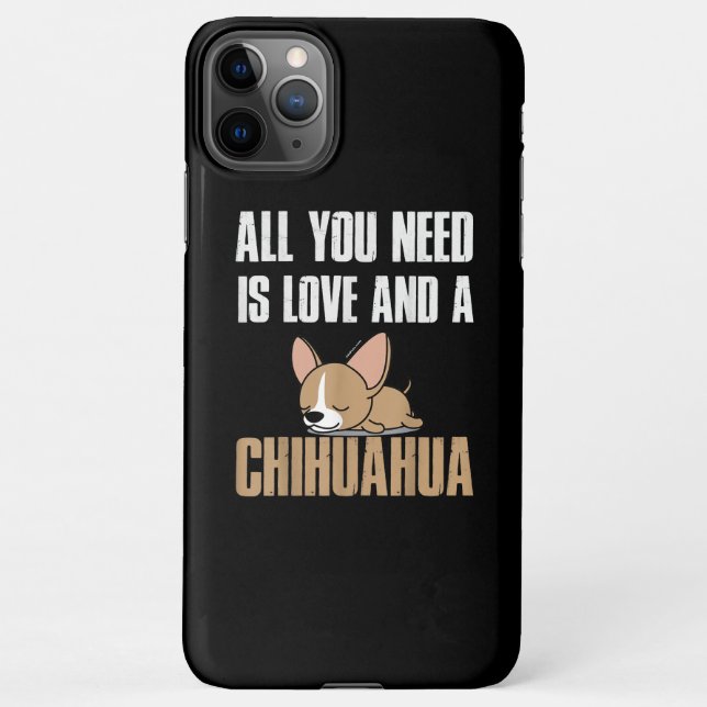 Capa Para iPhone Presentes Para Chihuahua Lover | Bonitas dotes Chi (Verso)