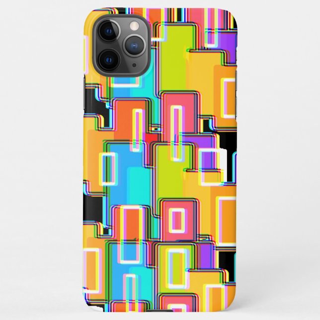 Capa Para iPhone Rainbow Deco Home Living Abstrato (Verso)