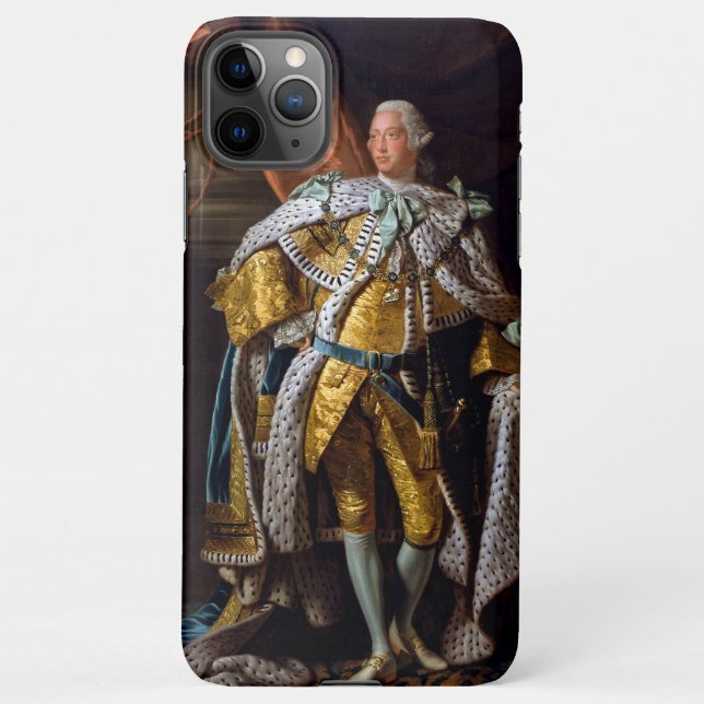 Capa Para iPhone Rei George III por Allan Ramsay 1762 (Verso)