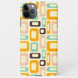 Capa Para iPhone Retro geometric pattern in light beige background