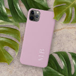 Capa Para iPhone Rosa cor-de-rosa rosado com poeira branca e preto<br><div class="desc">Mauve contemporânea esticada e rosa poeirada esfarelando um estojo de celular cor-de-rosa. Com espaço para personalizar com um nome, monograma ou iniciais de sua escolha. Belo, moderno e legal cobrir para o motif motif motif motif motif motif motif, experiente e amante da arte, que quer proteger seu telefone de poeira...</div>