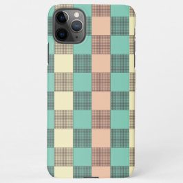 Capa Para iPhone Seamless plaid pattern  