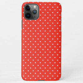 Capa Para iPhone Seamless red background polka dot pattern