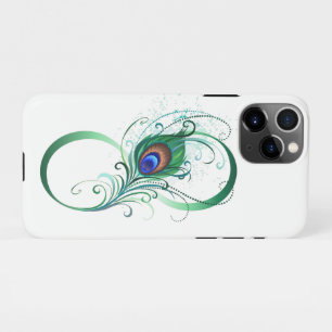 Capa Para iPhone Símbolo Infinito com Pavão