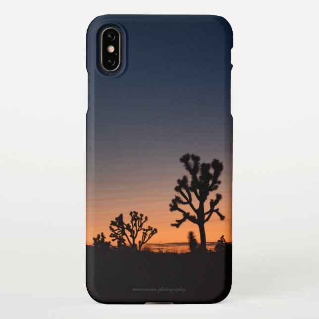 Capa Para iPhone Sunset Joshua Trees (Verso)