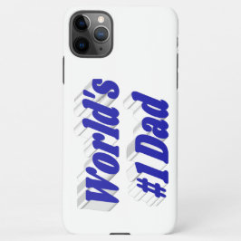 Capa Para iPhone Texto azul pai