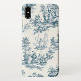 Capa Para iPhone Tóile de jouy sage verde elegante