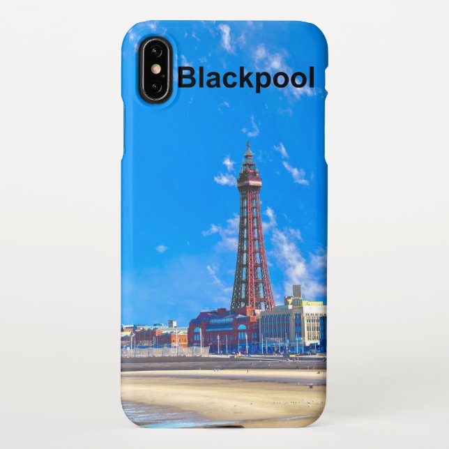 Capa Para iPhone Torre Blackpool (Verso)