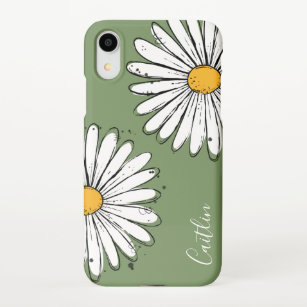 Capa Para iPhone Trending Daisy Green inky capas de iphone de arte
