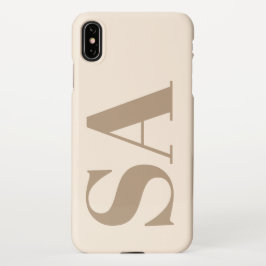 Capa Para iPhone trendy Antique White with Monogram Case-Mate