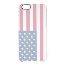 Bandeira americana transparente