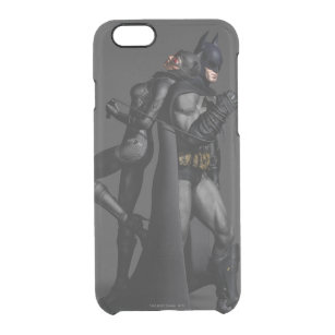 Capa Para iPhone 6/6S Transparente Batman Arkham   Batman e Catman