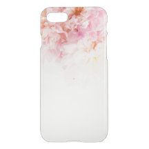 Caso claro do iPhone 7 transparentes florais