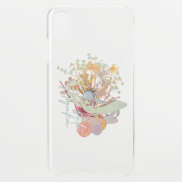 Capa Para iPhone XS Max Genshin Impact Kamisato Ayaka Flores Desenho Anime