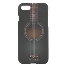 Música preta da guitarra acústica