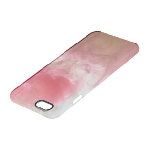 Capa Para iPhone 6/6S Transparente Verde Rosa com Água Tinta