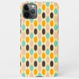 Capa Para iPhone Vibrant geometric pattern with rows of octagonal s