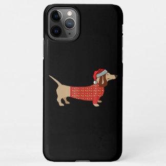 Capa Para iPhone Vinho De Natal, Dachshund Doxie, Cachorro
