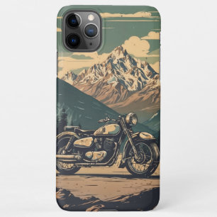Capa Para iPhone Vintage e motocicleta