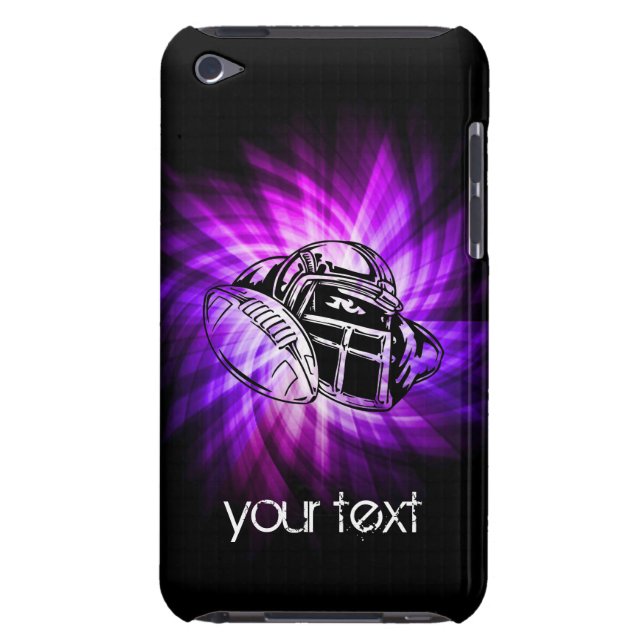 Capa Para iPod Touch Futebol Roxo legal (Traseira)
