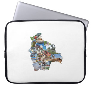 Capa para laptop recuerdo da Bolívia
