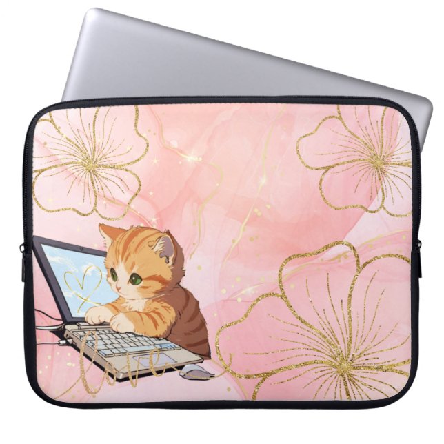 CAPA PARA NOTEBOOK 猫のラップトップケース (Frente)