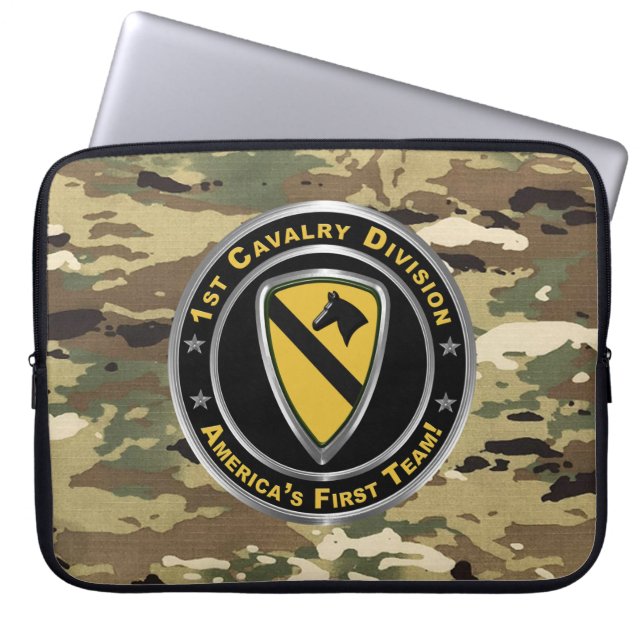 Capa Para Notebook 1ª Divisão de Cavalaria  (Frente)