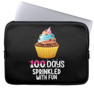 Capa Para Notebook 100 Dias Salpicados Com Diversão Bolo de Aniversár