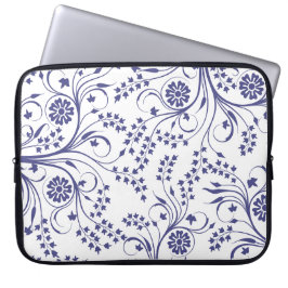 Capa Para Notebook 15-Inch Laptop Sleeve – Floral & Gradient Grain