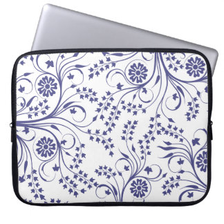 Capa Para Notebook 15-Inch Laptop Sleeve – Floral & Gradient Grain