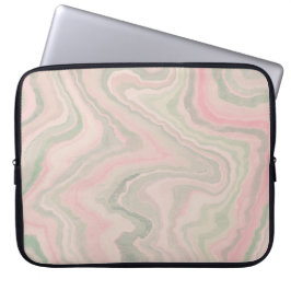 Capa Para Notebook 15-Inch Laptop Sleeve – Floral & Gradient Grain