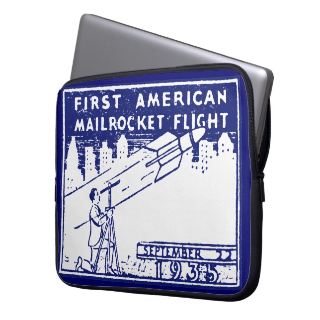 Capa Para Notebook 1935 American Rocket Mail (Frente Esquerda)