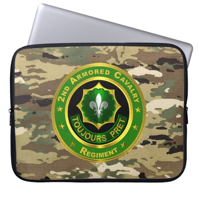 Capa Para Notebook 2º Regimento de Cavalaria Blindada (Frente)