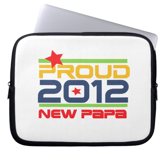 Capa Para Notebook 2012 Novo Papá - Camisas e presentes (Frente)