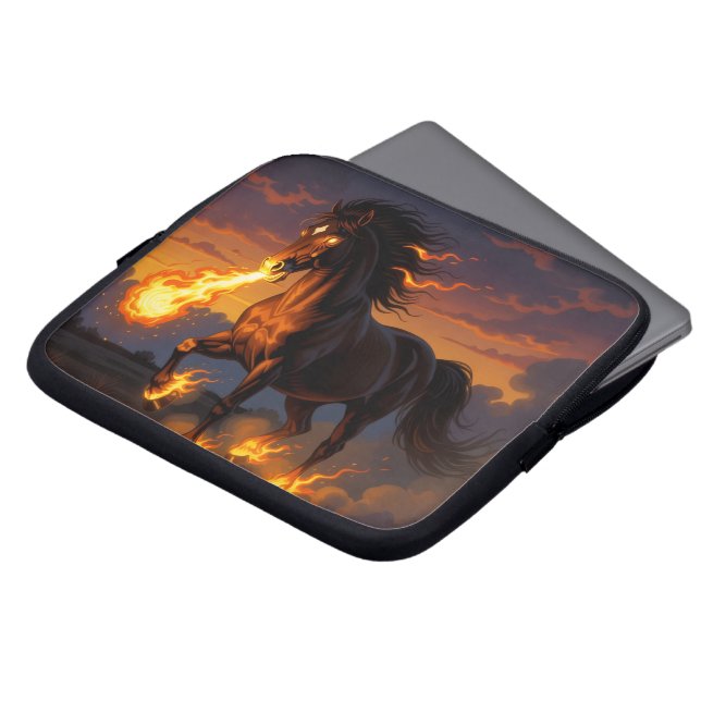 Capa Para Notebook „2026 – Das Jahr des Feuerpferds“ (Frente Topo)