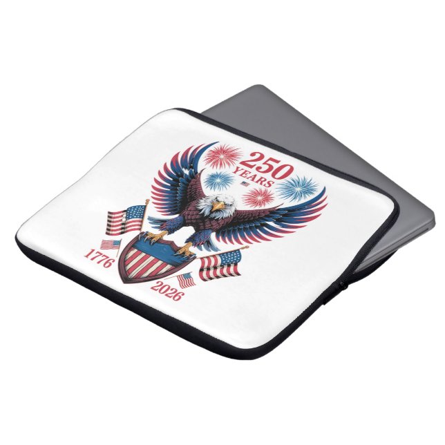 Capa Para Notebook 250º Aniversário 250 Anos EUA 1776 (Frente Topo)