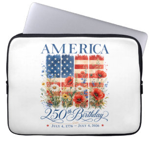 Capa Para Notebook 250º Aniversário EUA Mulheres 4 de Julho América 2