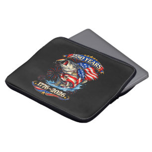Capa Para Notebook 250 Anos 1776-2026 Pesca de Truta