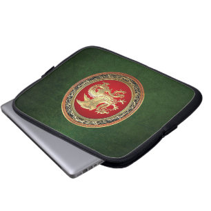 Capa Para Notebook [300] Dragão islandês, Landvæ ttir [Dourado]