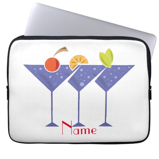 Capa Para Notebook 3 Cocktails Martini Thunder_Cove (Frente)
