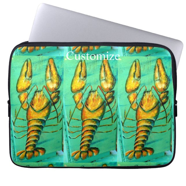 Capa Para Notebook 3 lagostas Thunder_Cove (Frente)