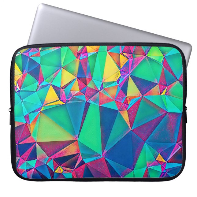 Capa Para Notebook 3D illustration. Trendy abstract background. Color (Frente)