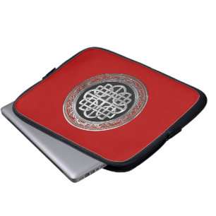 Capa Para Notebook [400] Nó de Prata Celta Sagrado Cruz
