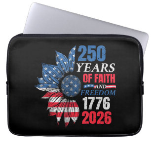 Capa Para Notebook 4 de Julho Bandeira Americana Vintage 250 Anos 177