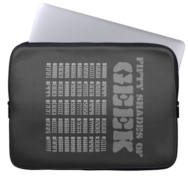 Capa Para Notebook 50 tons de Geek (Frente)