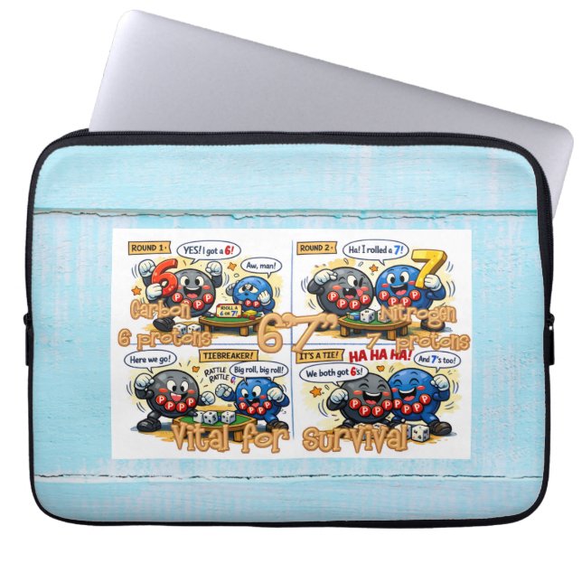 Capa Para Notebook 6’7” Vital for Survival Chemistry Elements   (Frente)