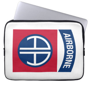 Capa Para Notebook 82.a Divisão Aerotransportada Insignia Veterano Mi